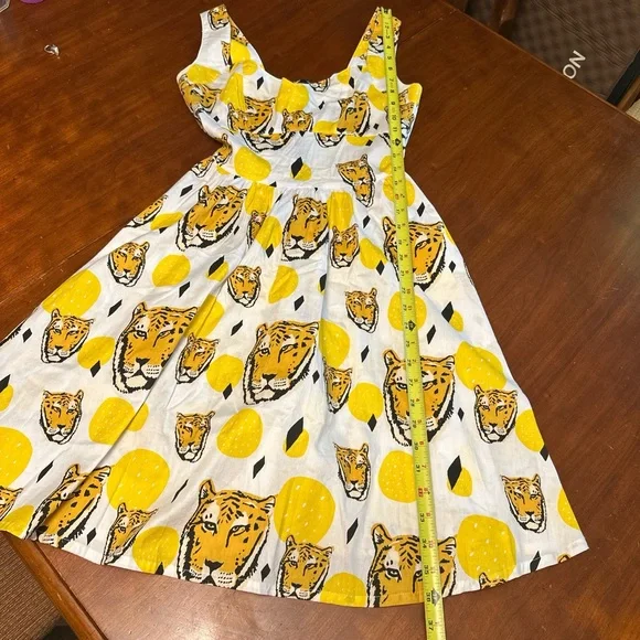 Nooworks Cheetah Head Fit and Flare Dress Size XS - Picture 12 of 15